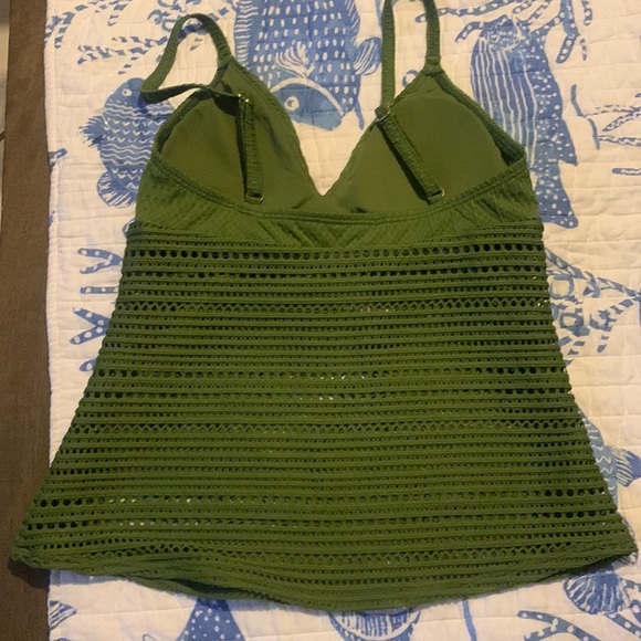 Robin Piccone - Perla Crochet Lace Tankini Top new without tag - Picture 4 of 8